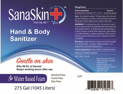 Sanaskin 275 Gallon Tote Label (275 Gallon Sanaskin 79637 120 80)